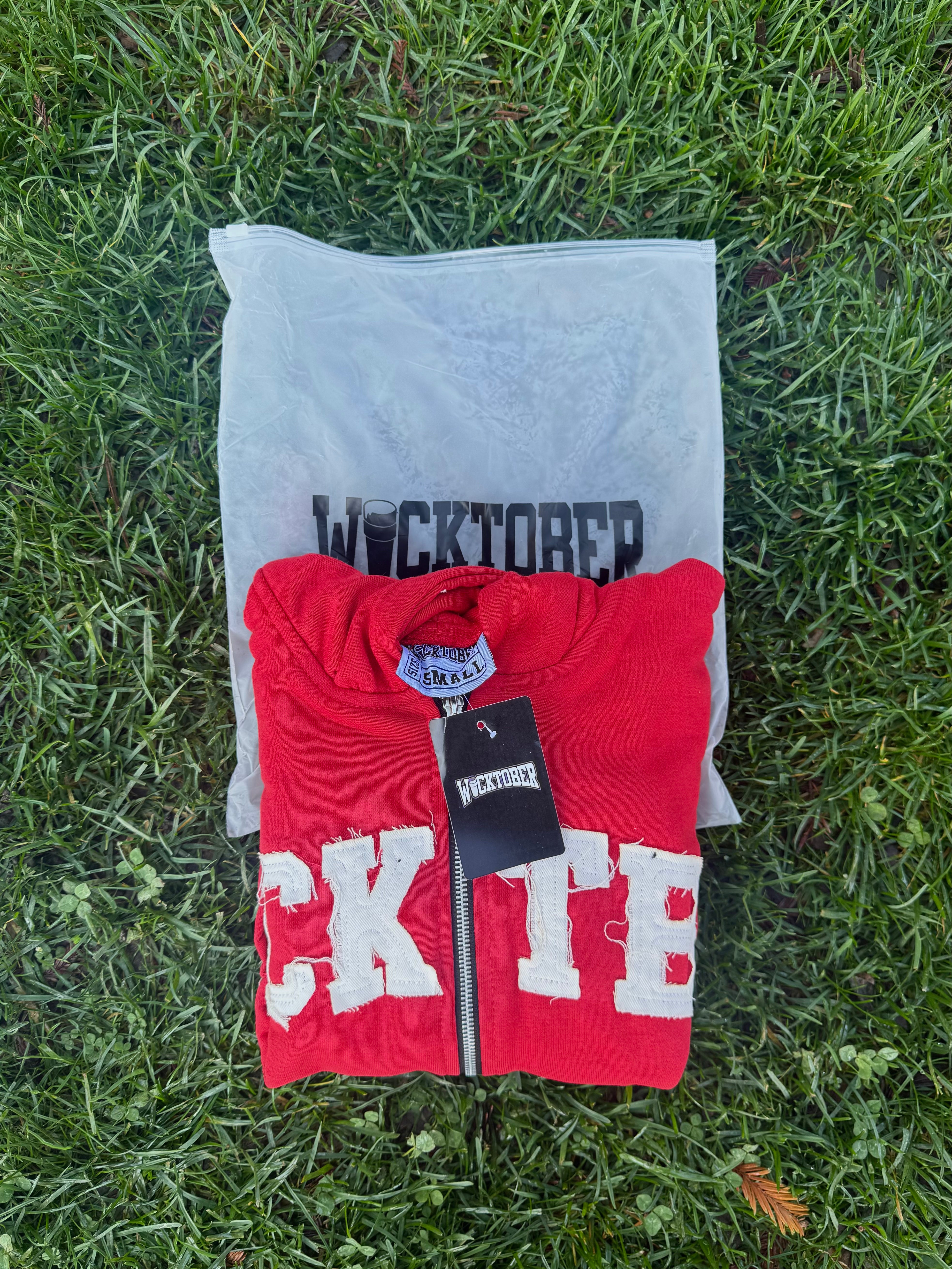 RED WCKTBR HOODIE
