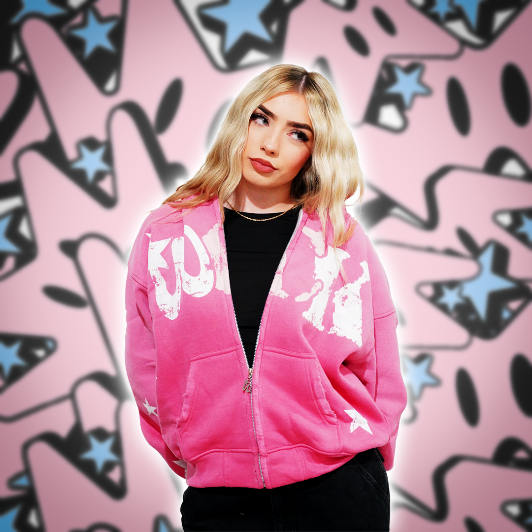PINK NVR WCK ALONE ZIP UP
